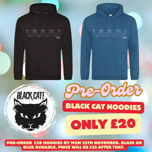 BLACK CAT MERCH - New Hoodies - Pre-Order!